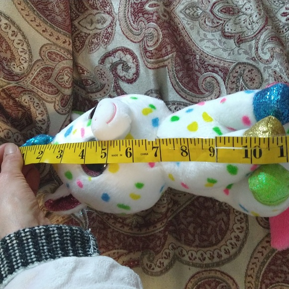 TY Beanie Valve HARMONIE the Speckled Unicorn Plush without Swing Tag. - Picture 12 of 17